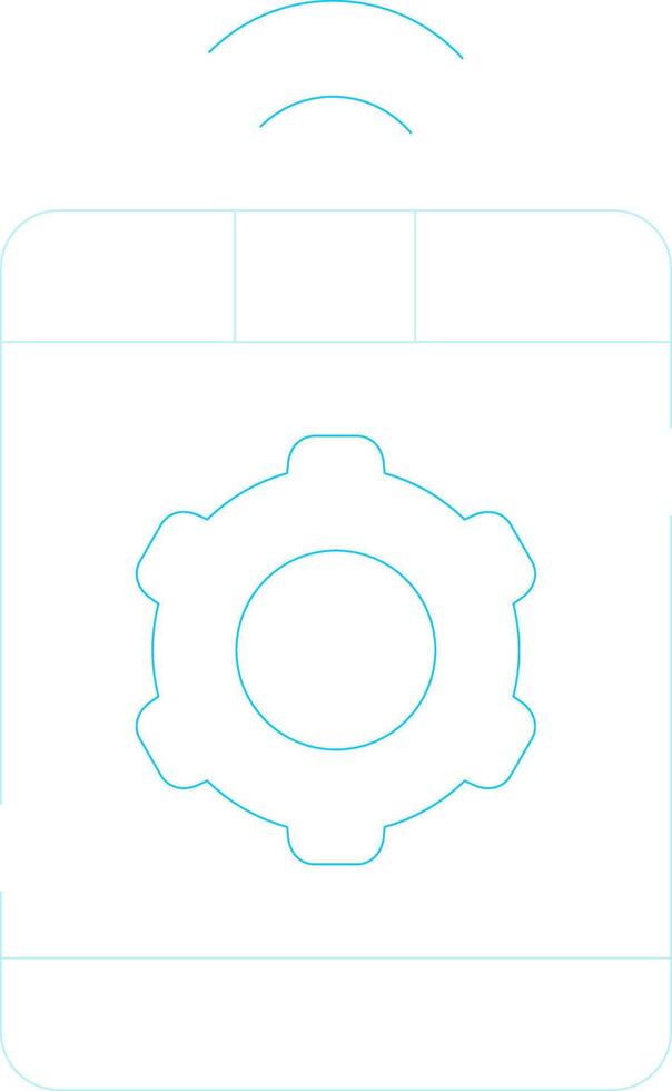 Smart Setting Creative Icon Design vector