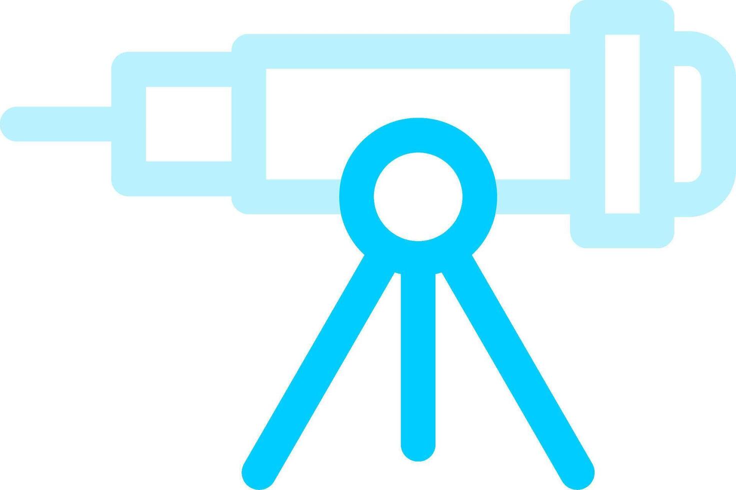 Telescope Creative Icon Design vector