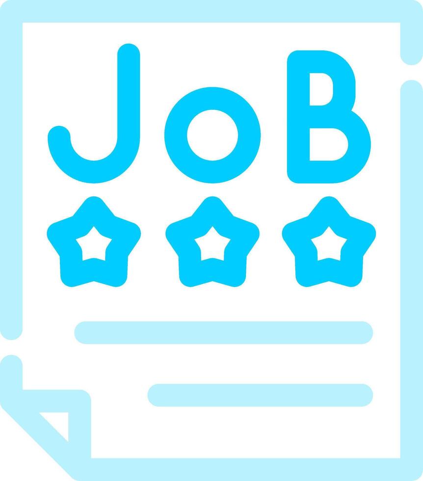 Job Offer Creative Icon Design vector