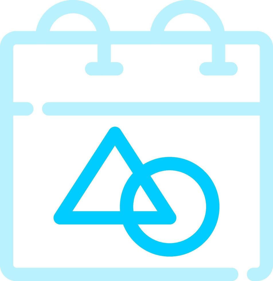 Line Two Color Design vector