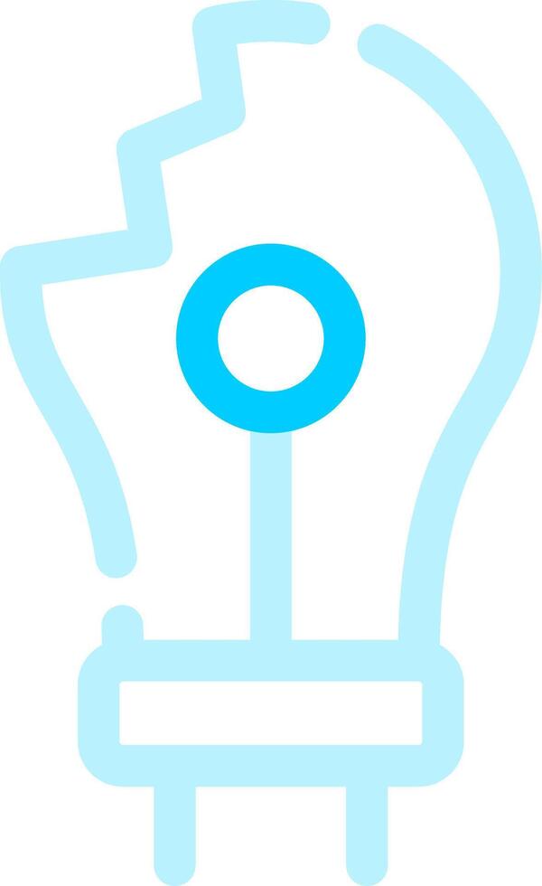 Bulb Creative Icon Design vector