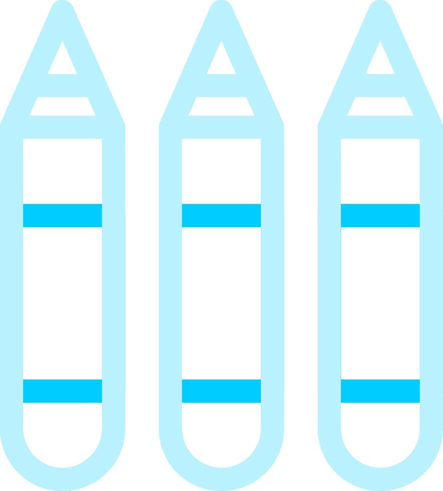 Crayons Creative Icon Design vector