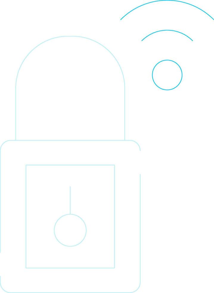 Smart Security Creative Icon Design vector