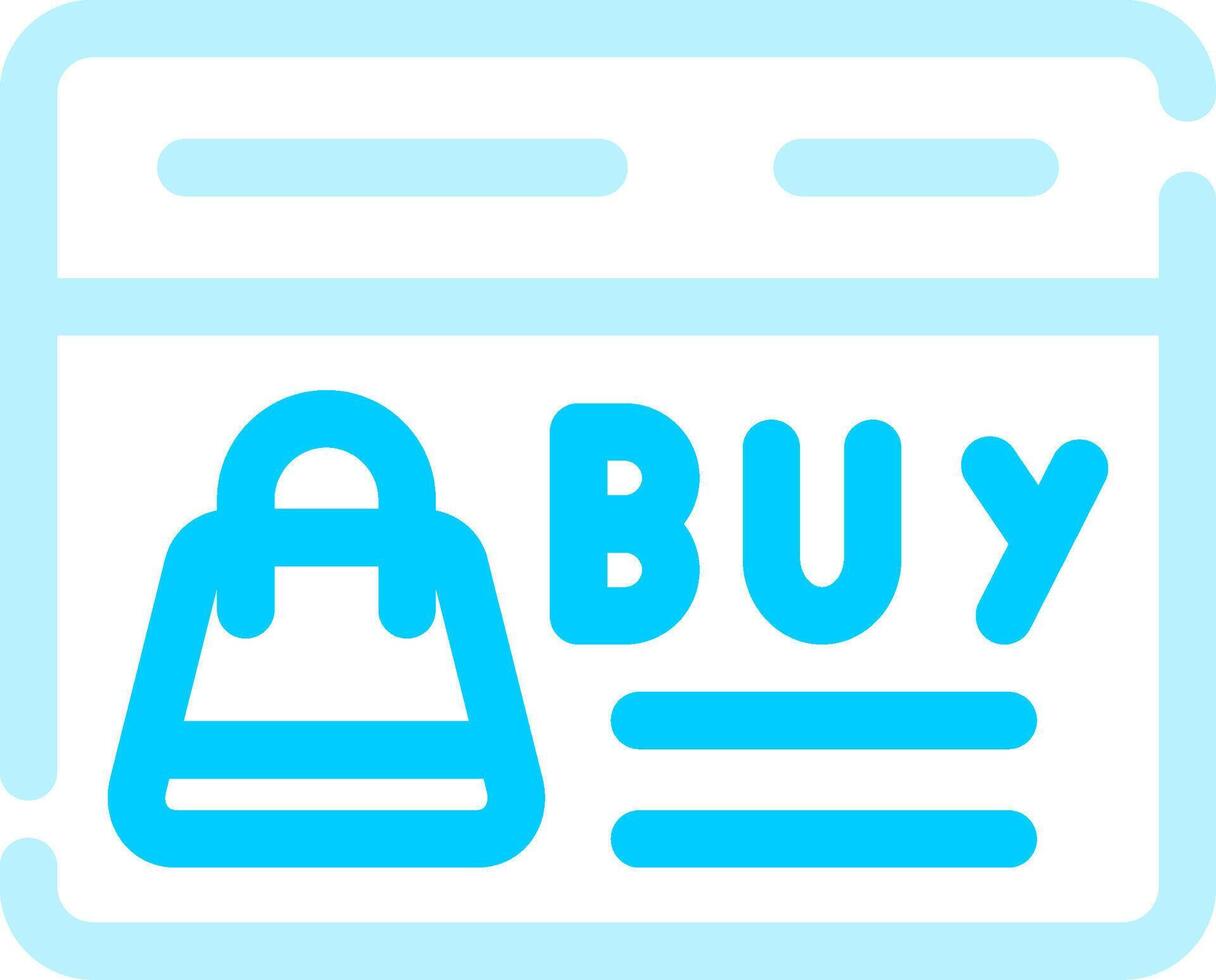 Online Bay Creative Icon Design vector