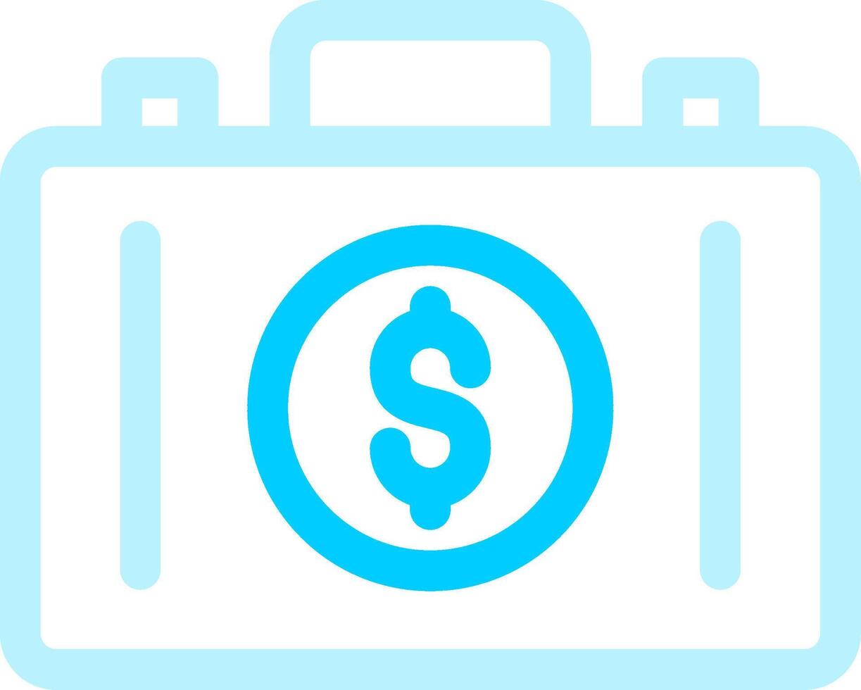 Suitcase Creative Icon Design vector