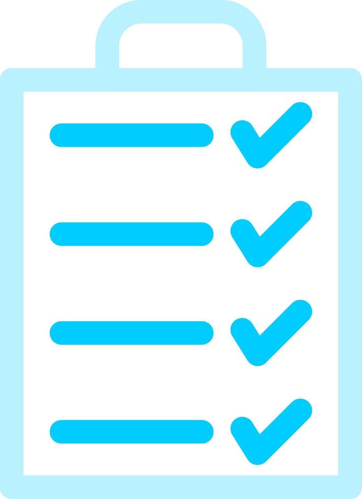 Checklist Creative Icon Design vector