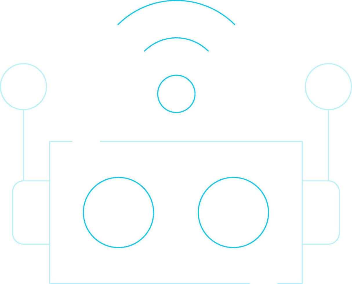 Smart Robotic Creative Icon Design vector