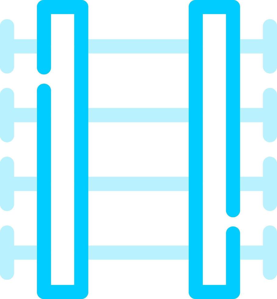 Train Tracks Creative Icon Design vector