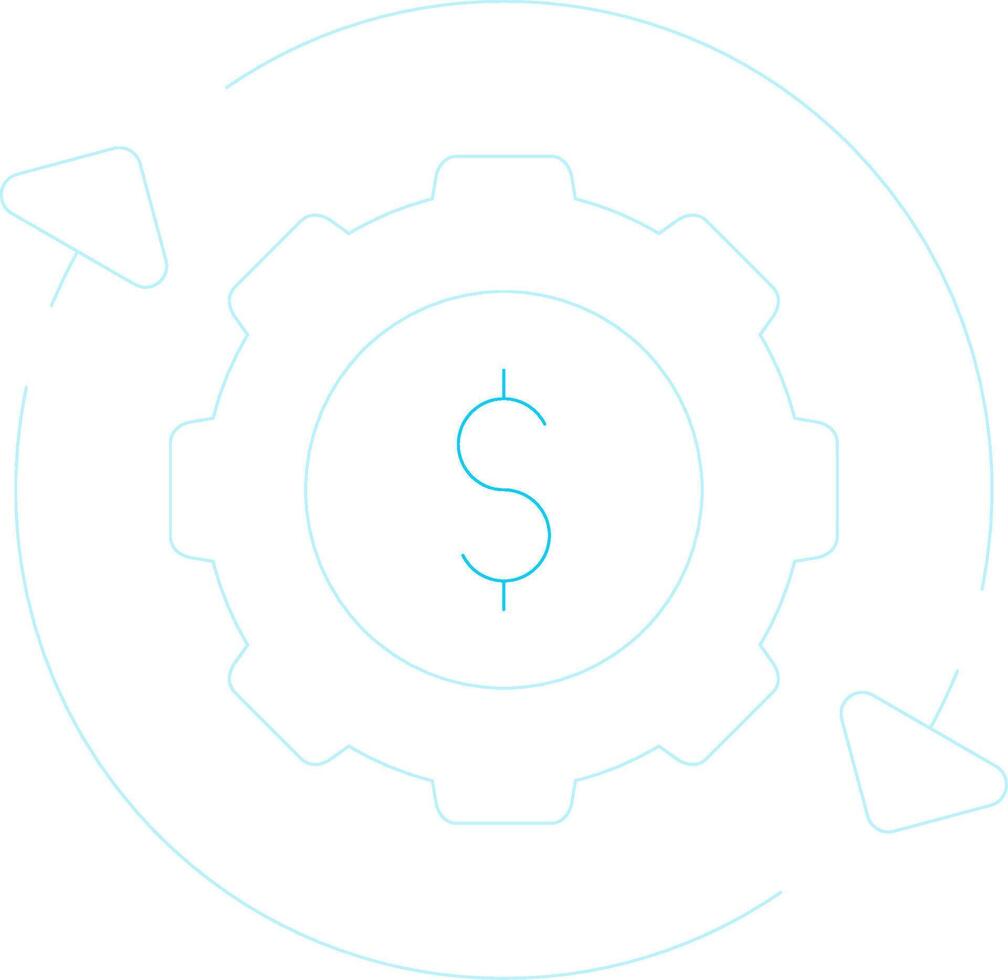 Procedure Cost Creative Icon Design vector