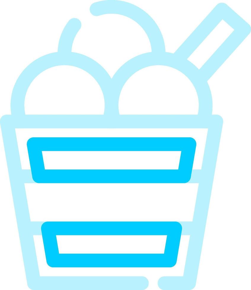 Ice Cream Creative Icon Design vector