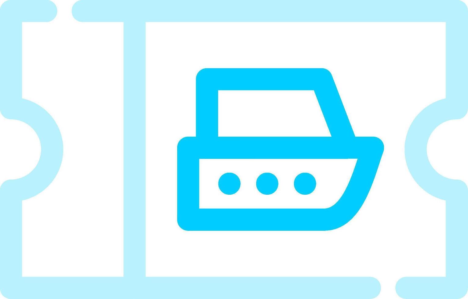 Ticket Creative Icon Design vector
