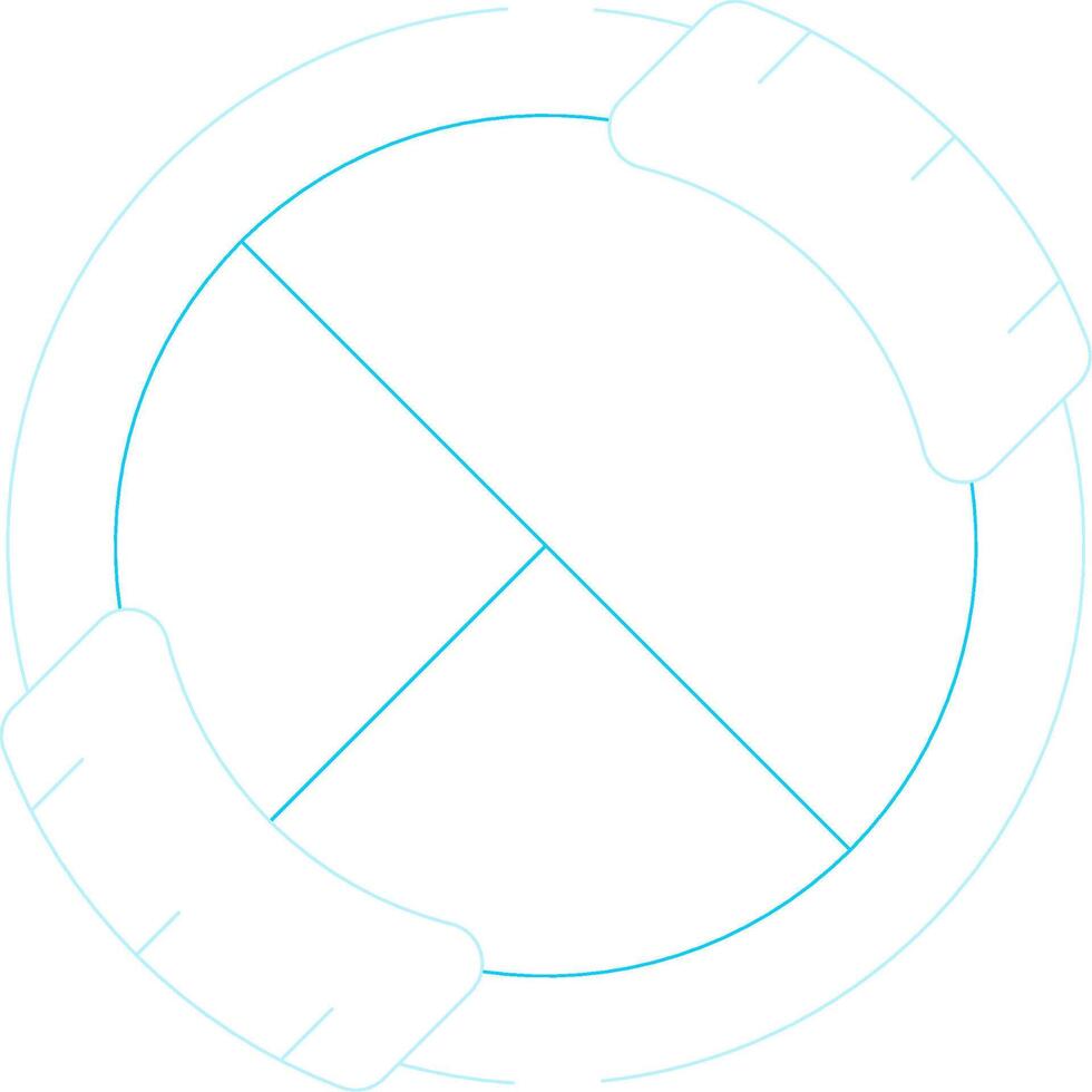 Steering Wheel Creative Icon Design vector