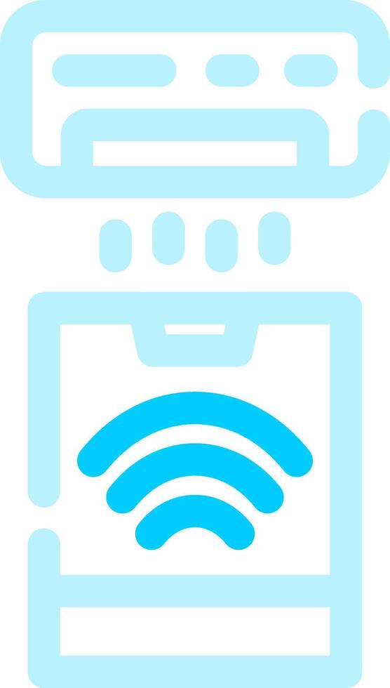 Smart Cooler Creative Icon Design vector