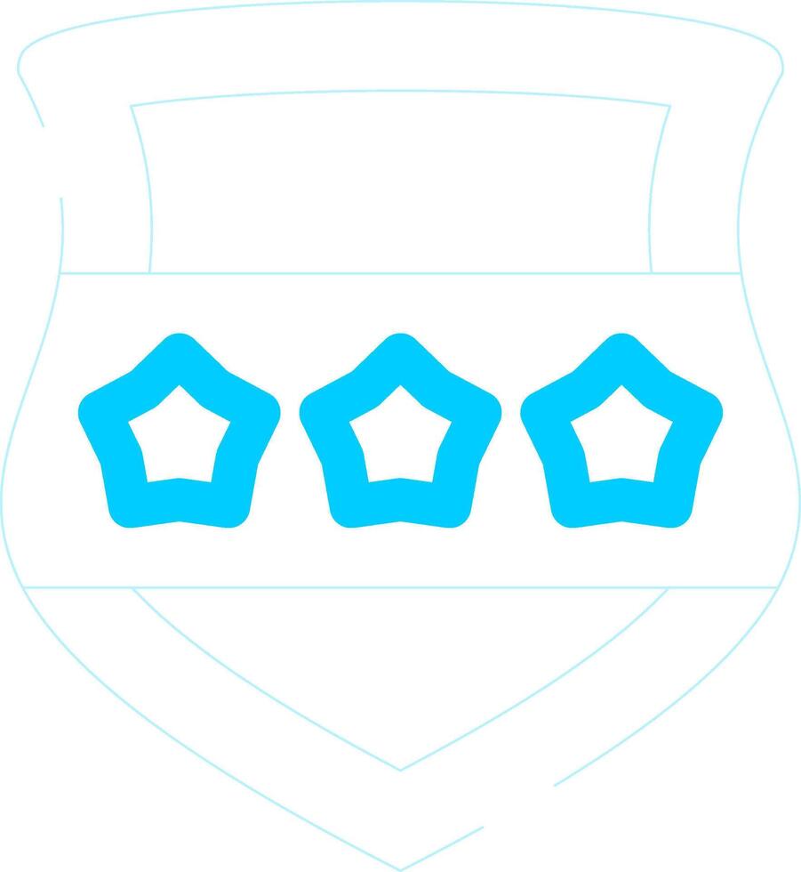 Police Shield Creative Icon Design vector