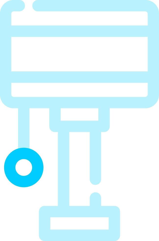 Desk Lamp Creative Icon Design vector
