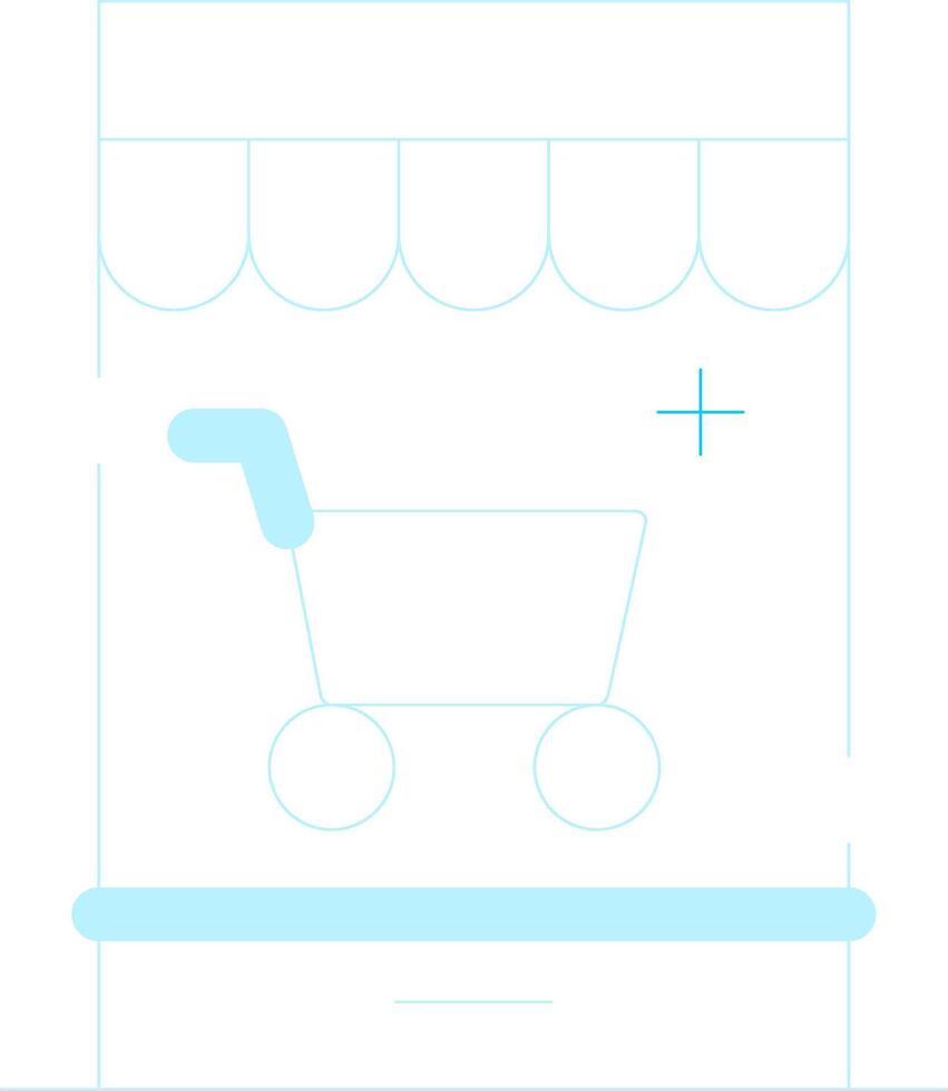 Personalized Web Store Creative Icon Design vector
