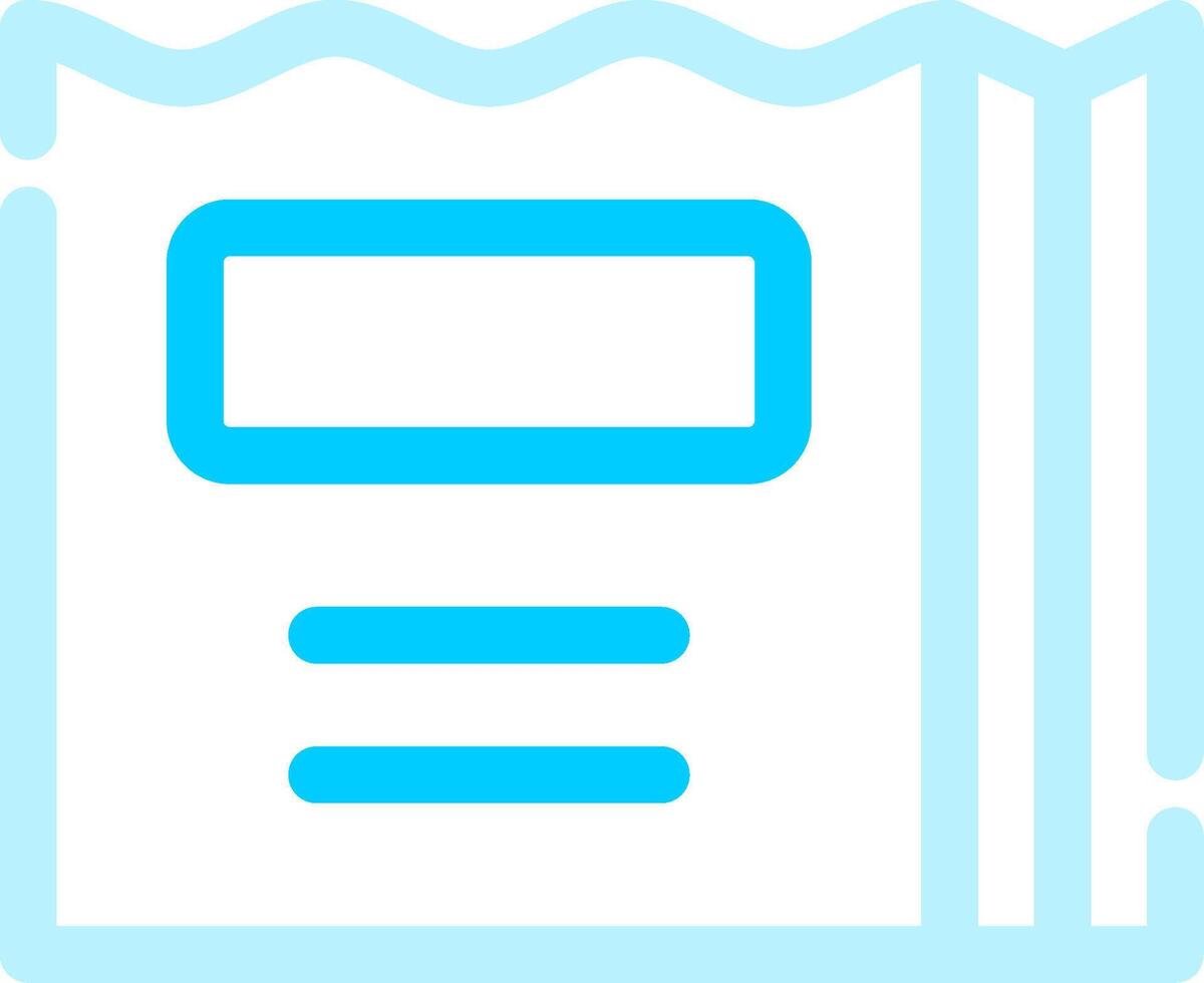 Paper Bag Creative Icon Design vector