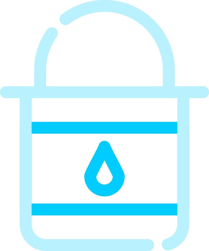 Paint Bucket Creative Icon Design vector