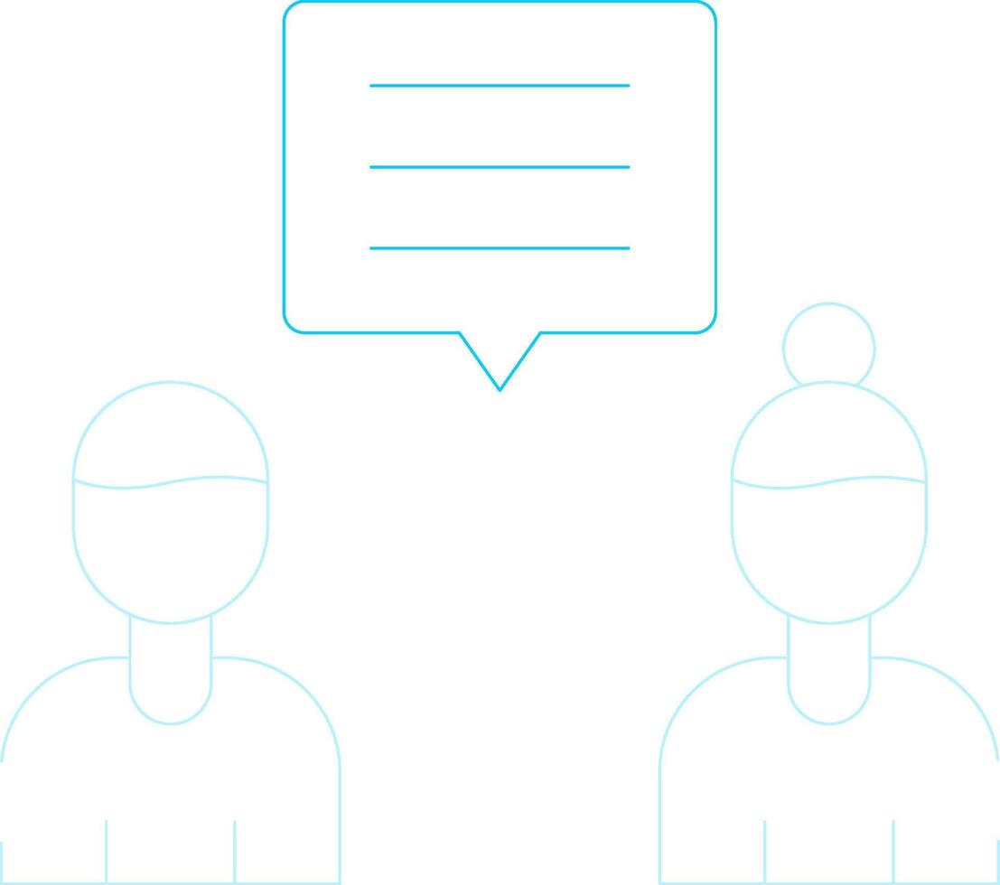 Discuss Creative Icon Design vector