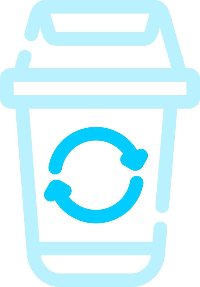 Trash Recycle Creative Icon Design vector