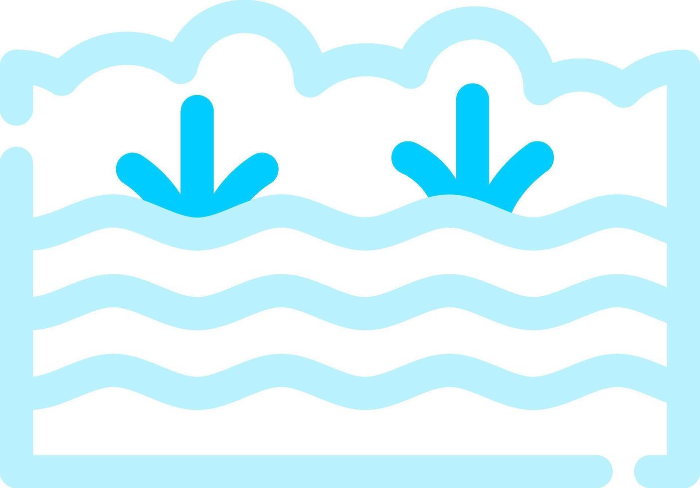 Swamp Creative Icon Design vector