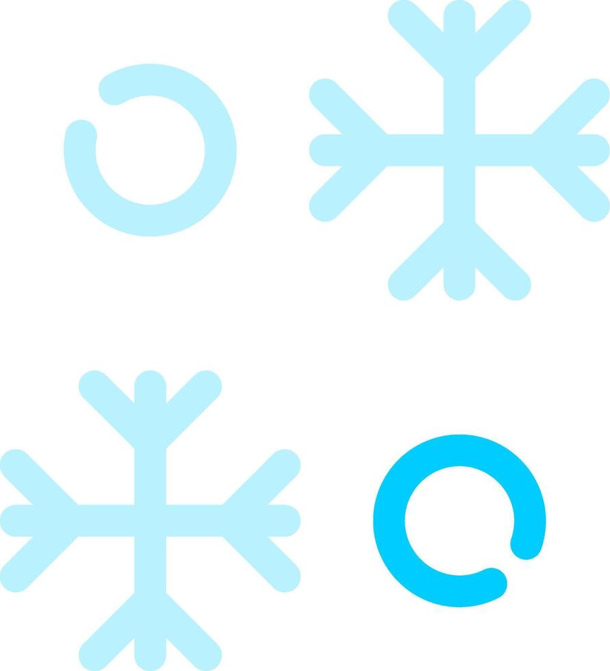 Snowflake Creative Icon Design vector