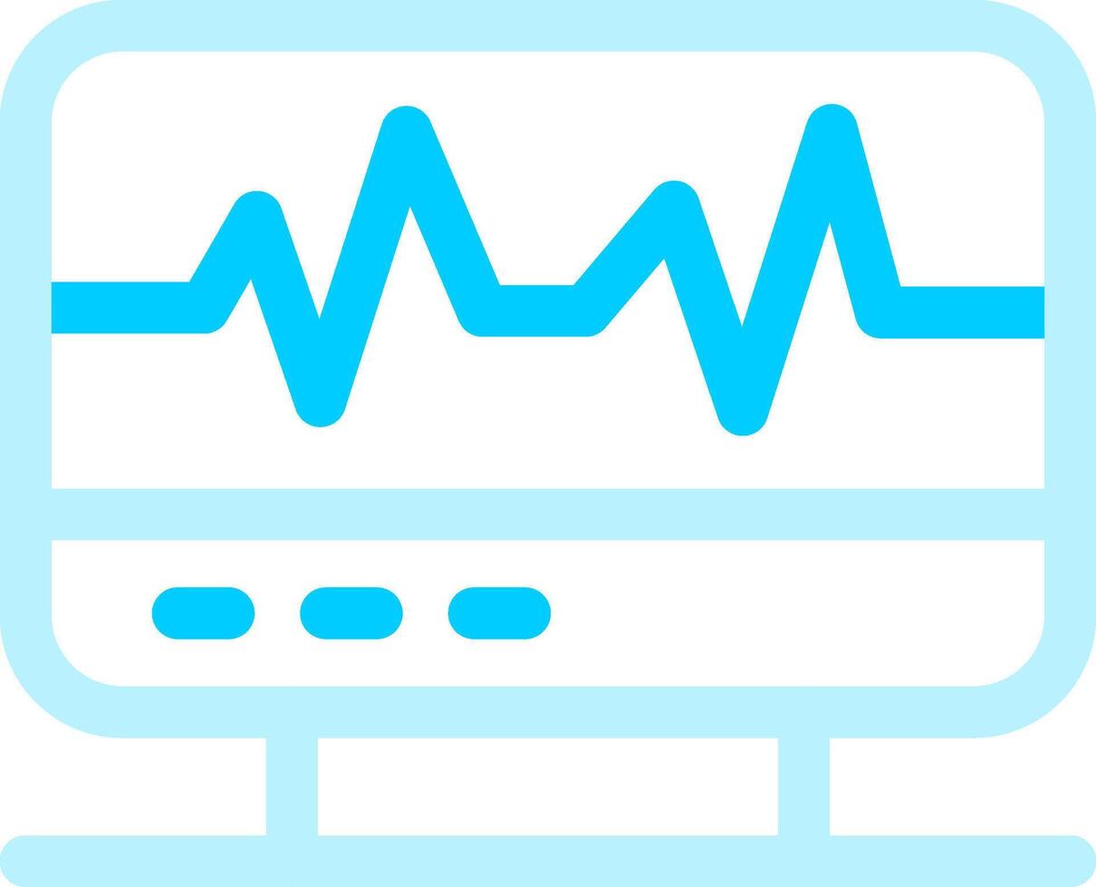 electrocardiograma creativo icono diseño vector