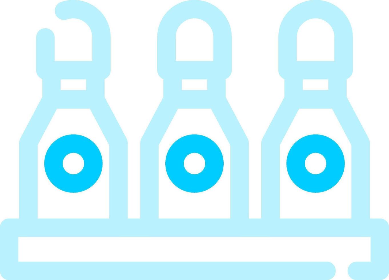 Bottles Creative Icon Design vector