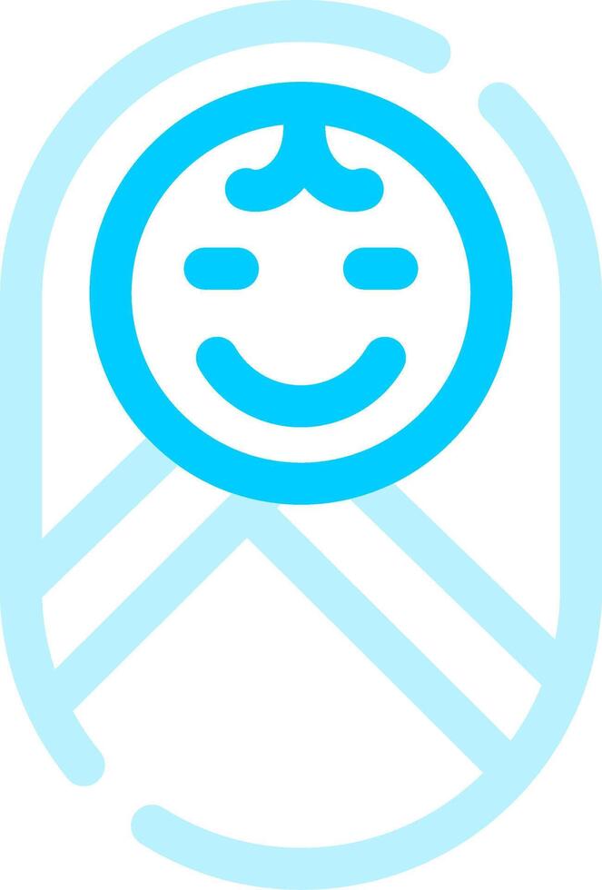 Newborn Baby Creative Icon Design vector