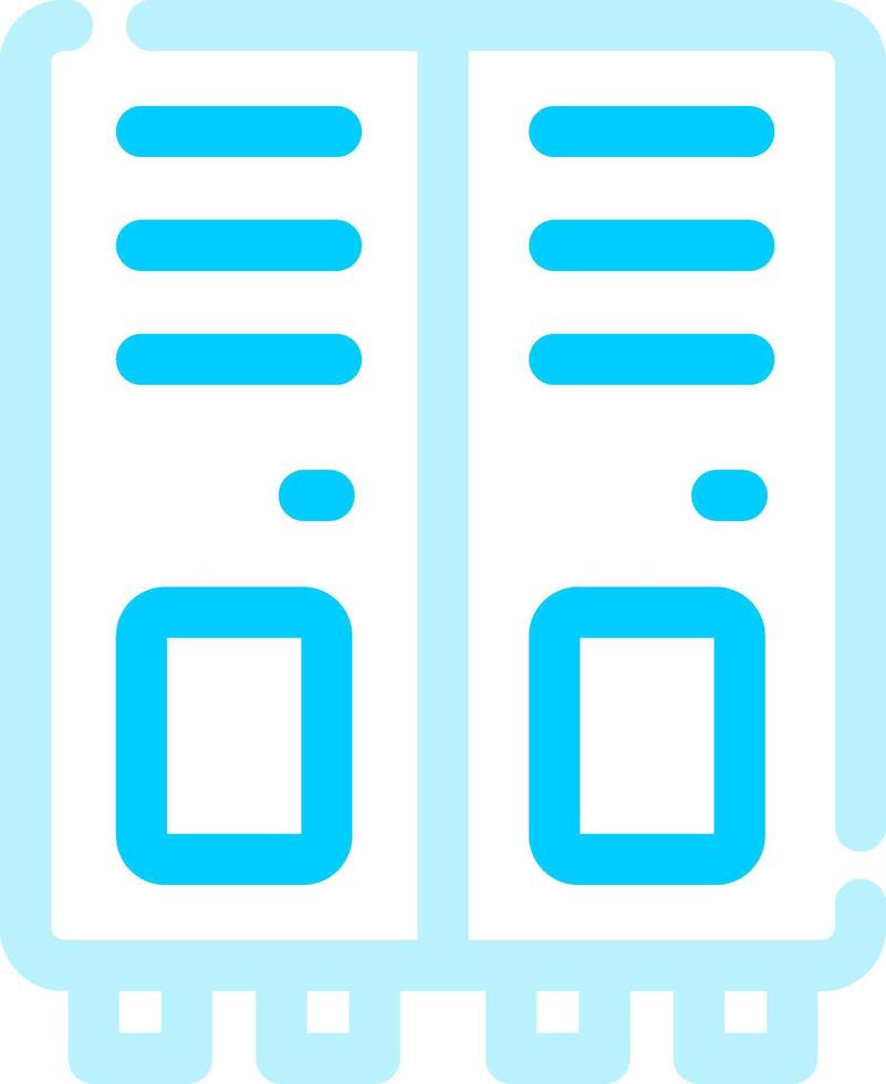 Lockers Creative Icon Design vector