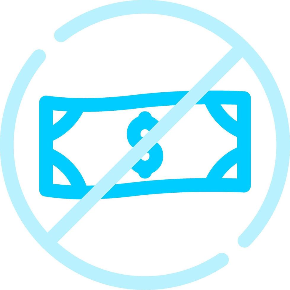 Forbidden Creative Icon Design vector