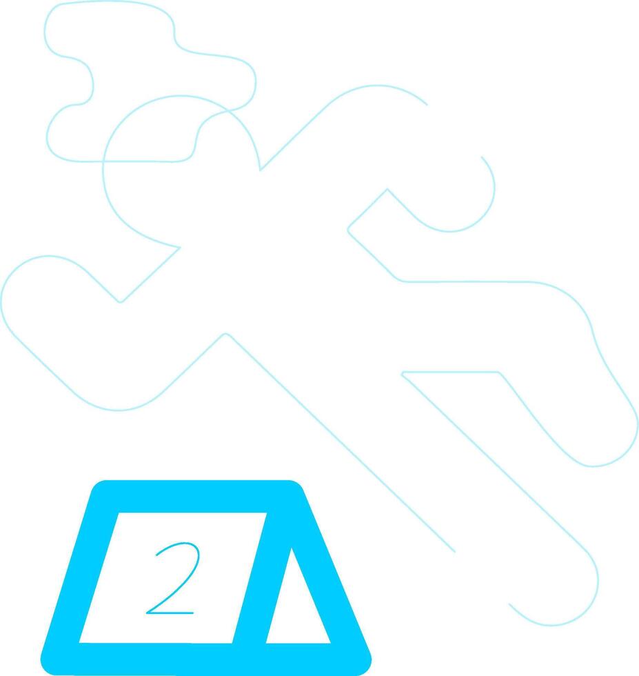 Crime Scene Creative Icon Design vector