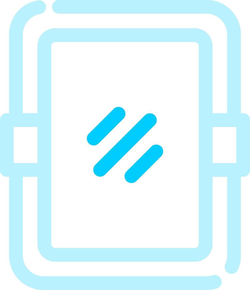 Mirror Creative Icon Design vector
