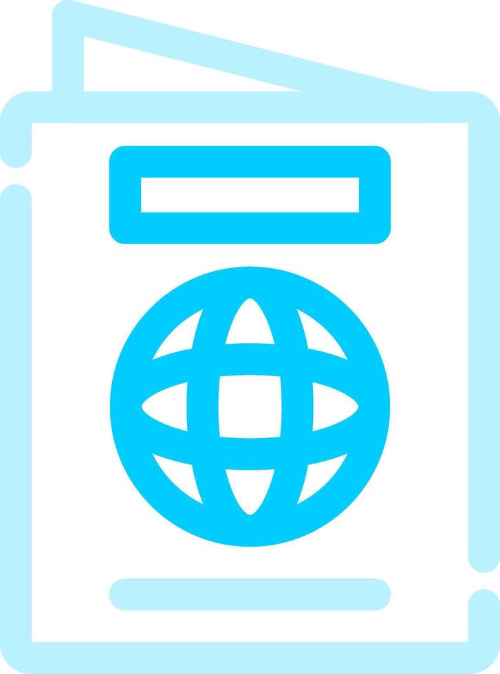 Passport Creative Icon Design vector
