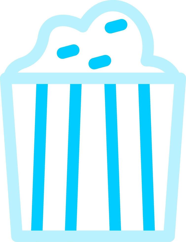 Popcorn Creative Icon Design vector