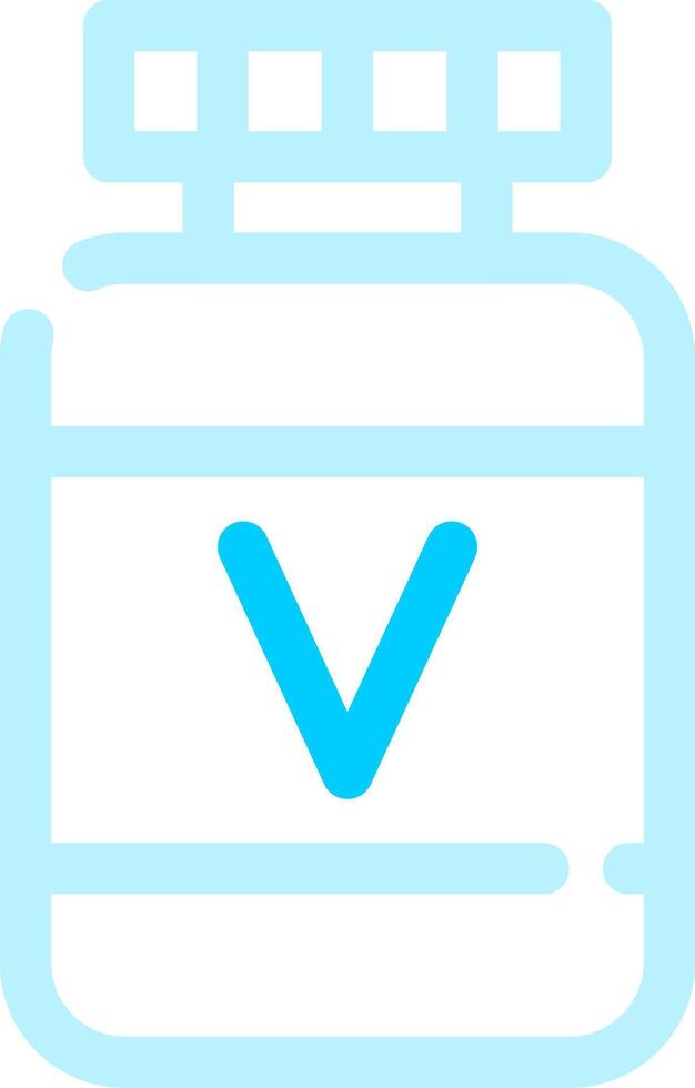 diseño de icono creativo de vitamina vector