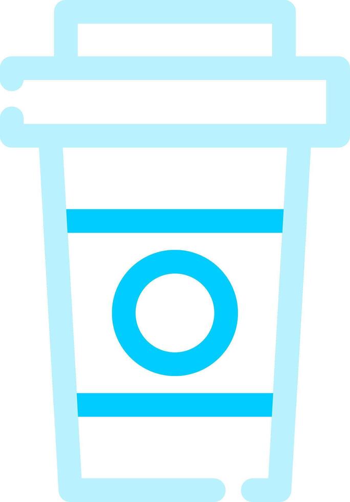 Paper Cup Creative Icon Design vector