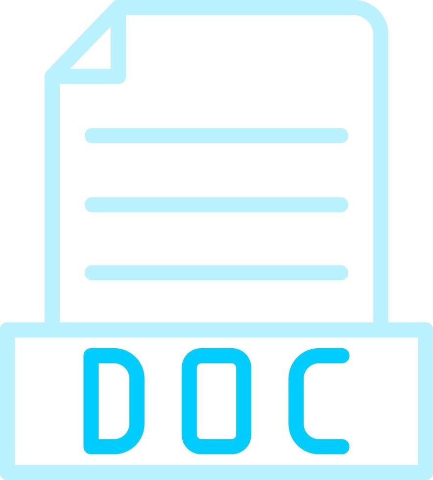 Doc Creative Icon Design vector