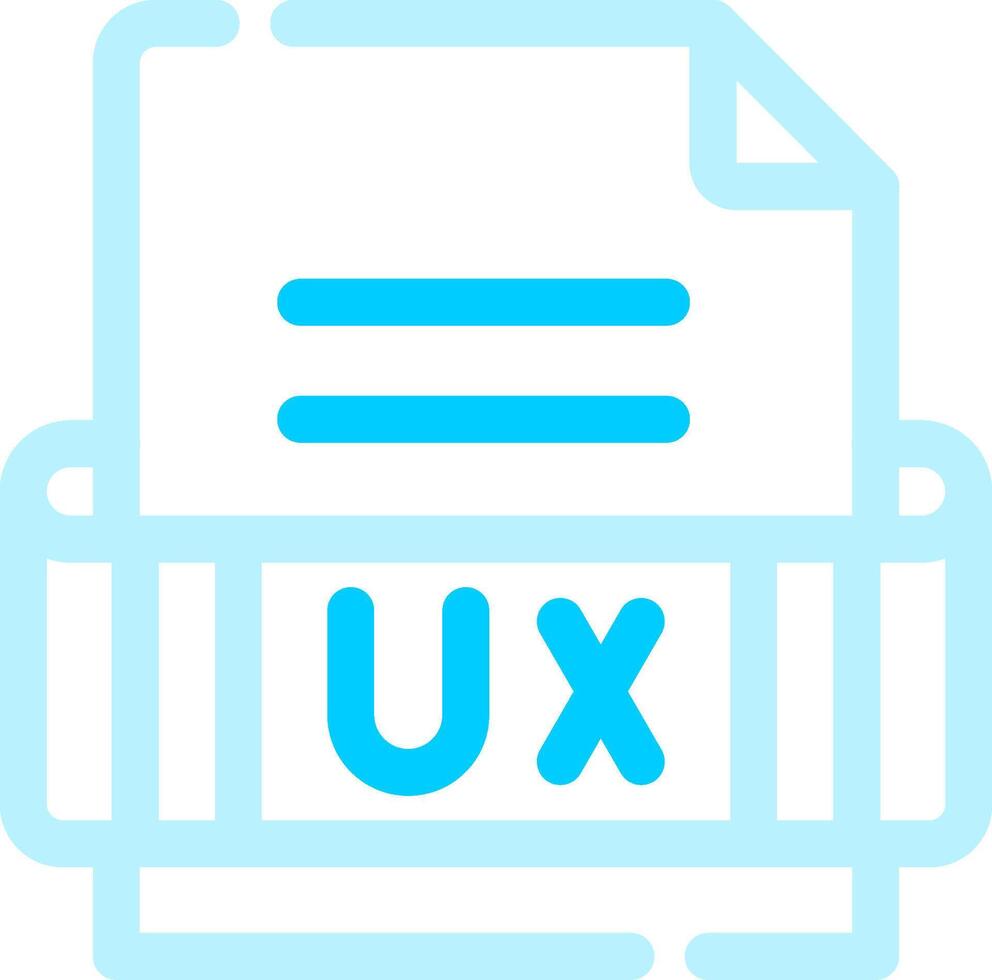 Ux Format Creative Icon Design vector