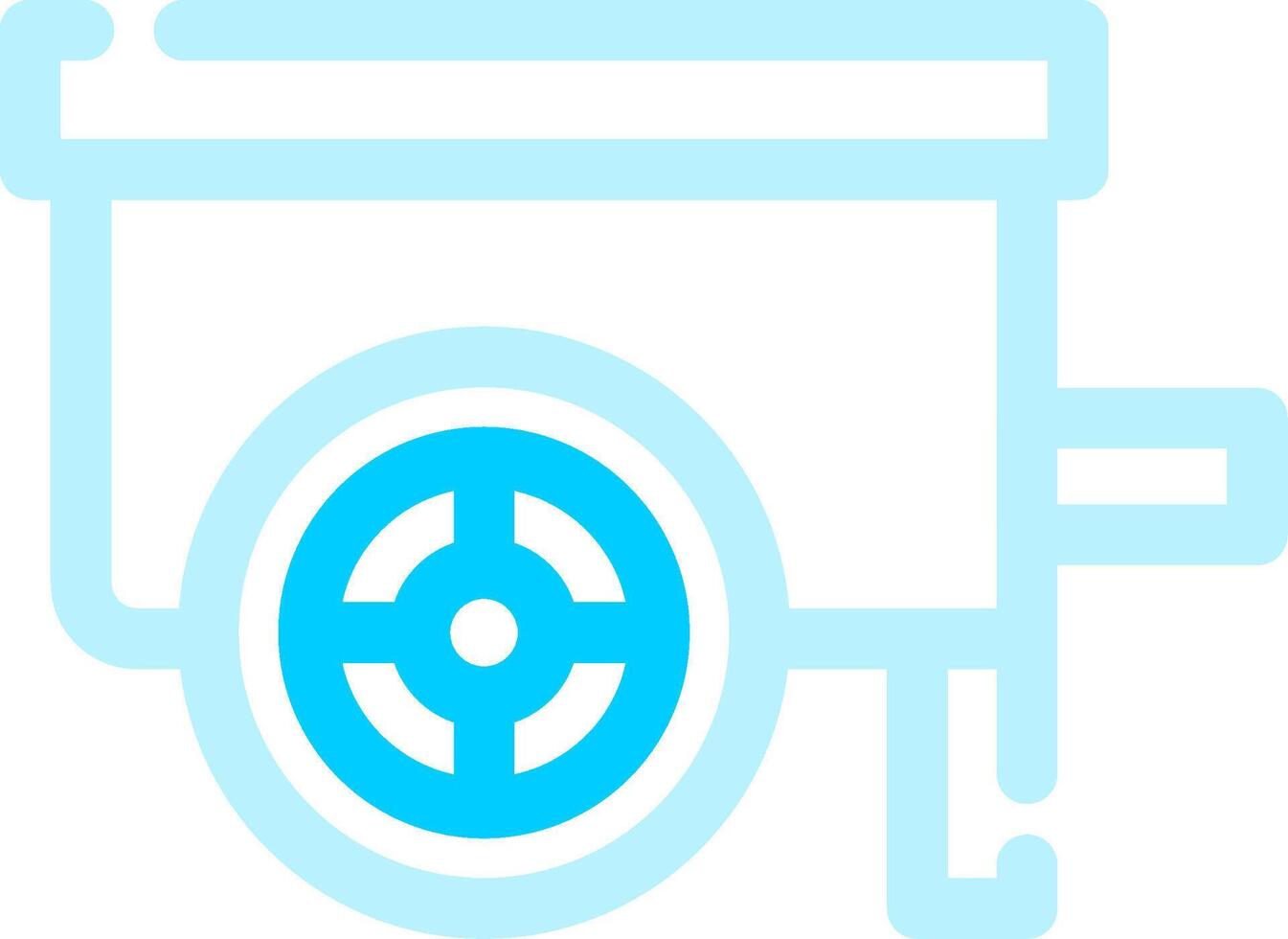Wheelbarrow Creative Icon Design vector
