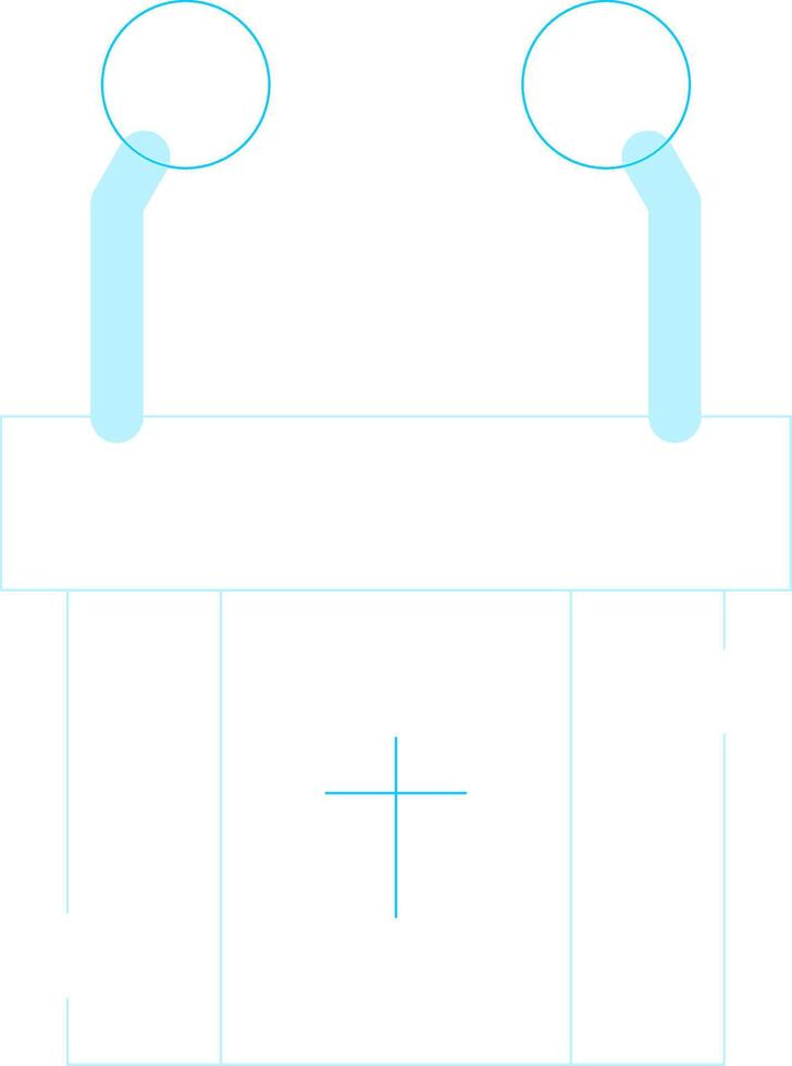 Pulpit Creative Icon Design vector