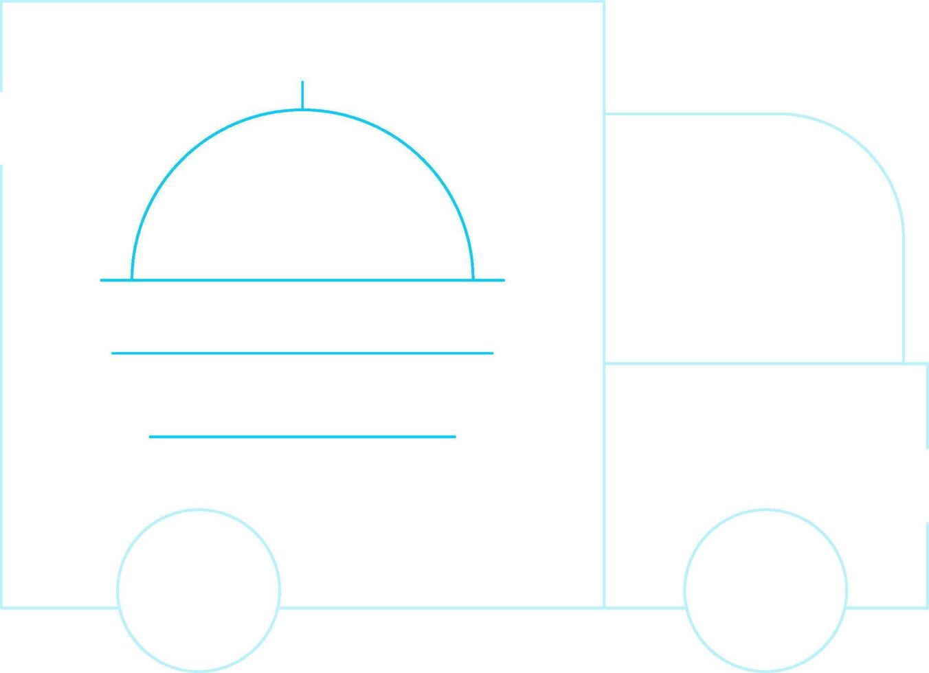 Food Truck Creative Icon Design vector