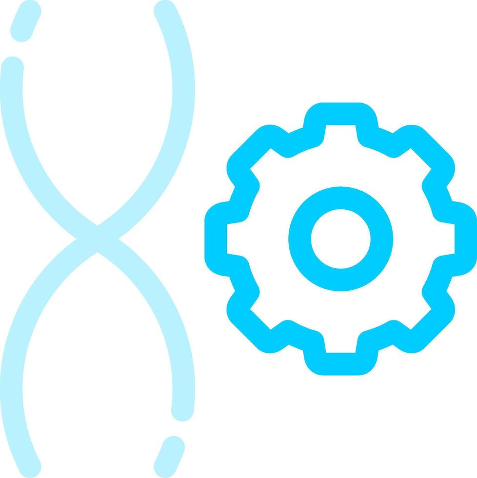 Genetic Engineering Creative Icon Design vector