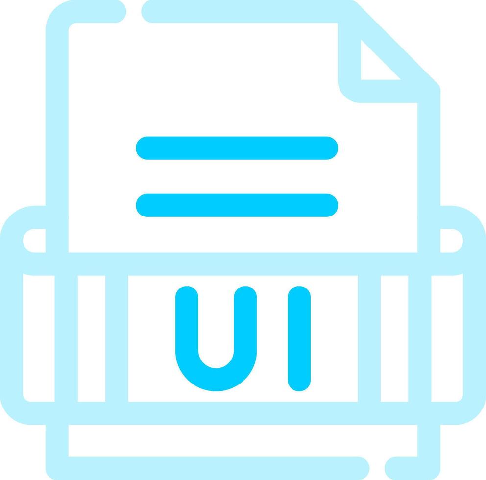 Ui Format Creative Icon Design vector