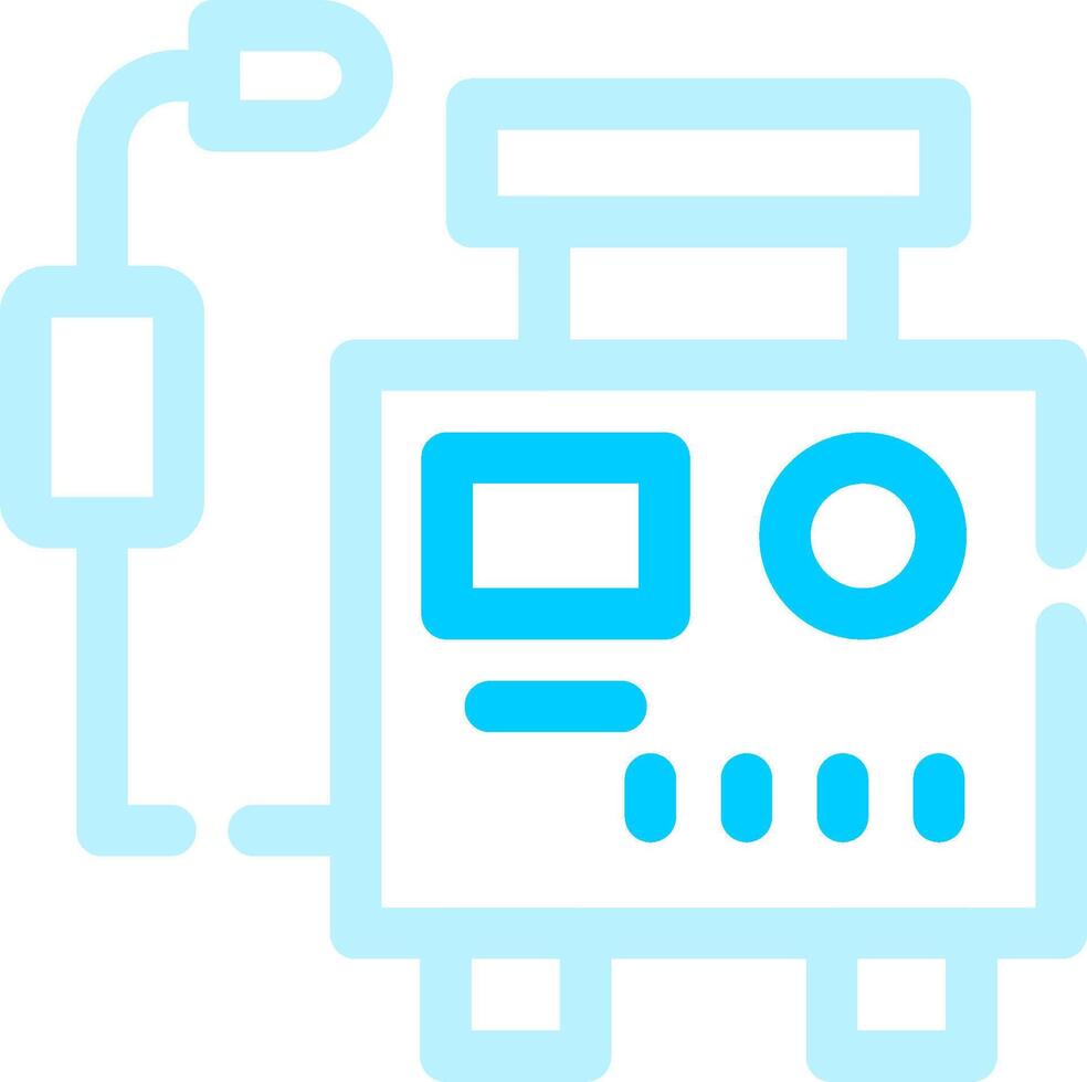 Welding Machine Creative Icon Design vector