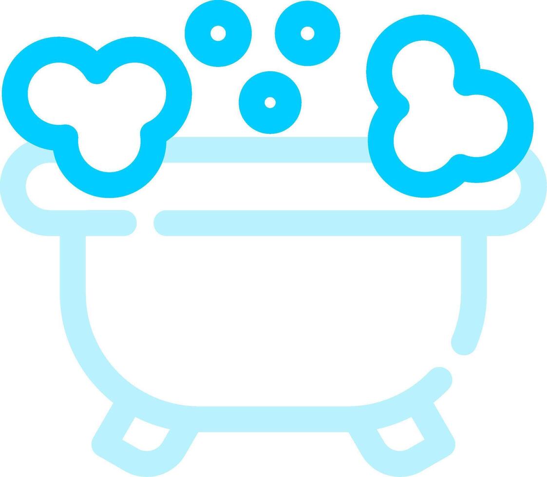 Bathtub Creative Icon Design vector