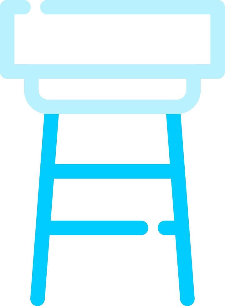 Stool Creative Icon Design vector