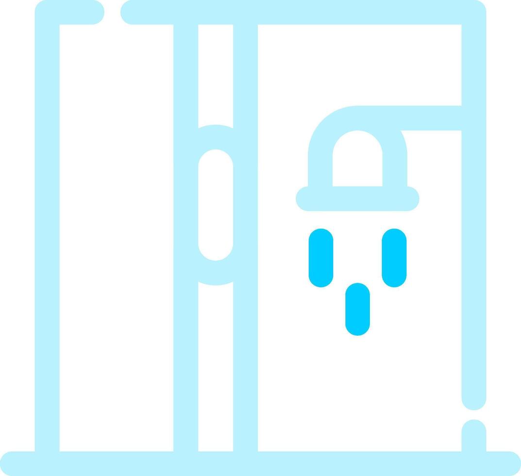 Shower Creative Icon Design vector