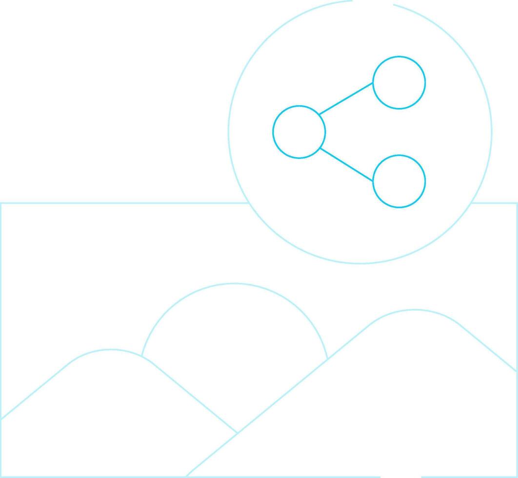 Image Sharing Creative Icon Design vector