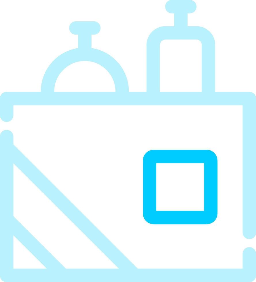 Line Two Color Design vector